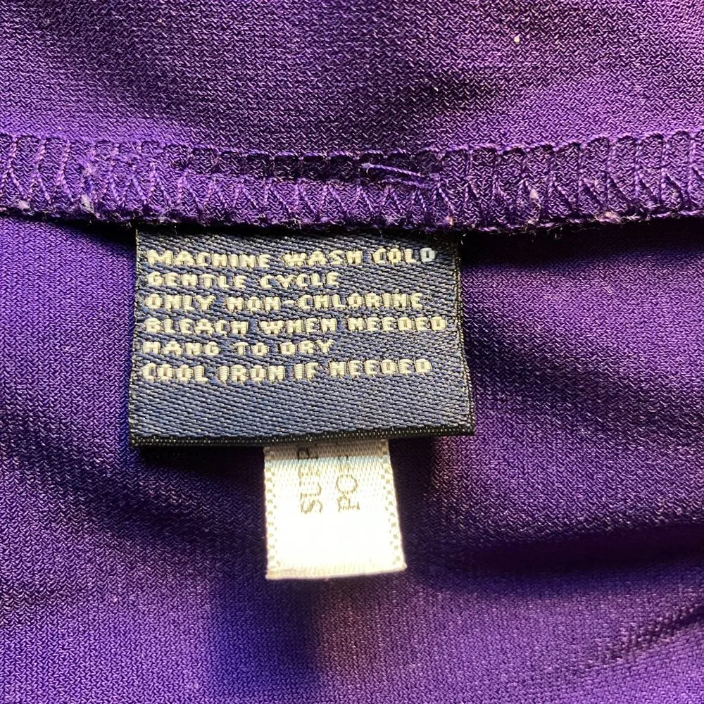 American Living Purple Dress Size 10 - Picture 2 of 4